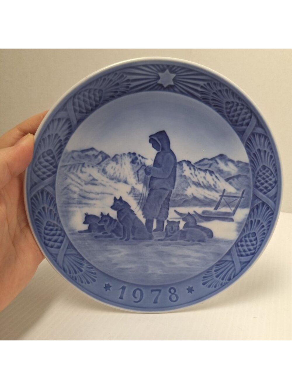 VTG 1978 ROYAL COPENHAGEN DENMARK "GREENLAND SCENERY" KAI LANGE COLLECTOR PLATE
